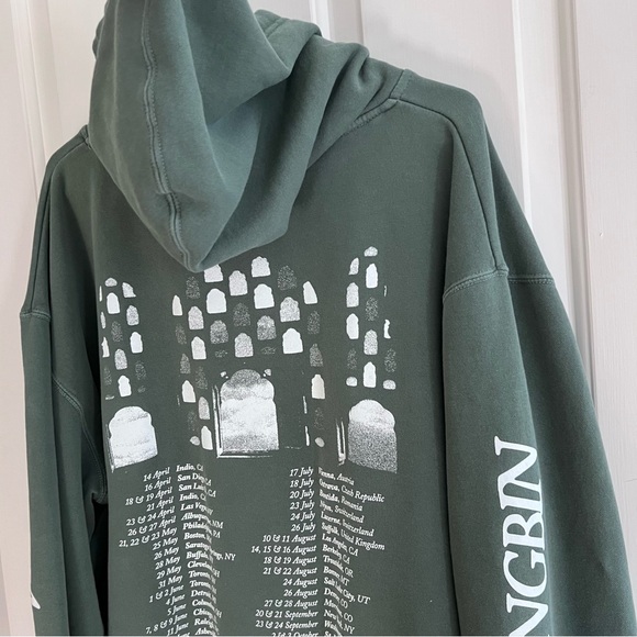 EUC Khruangbin A La Sala Green Hoodie 2XL XXL - Picture 11 of 13